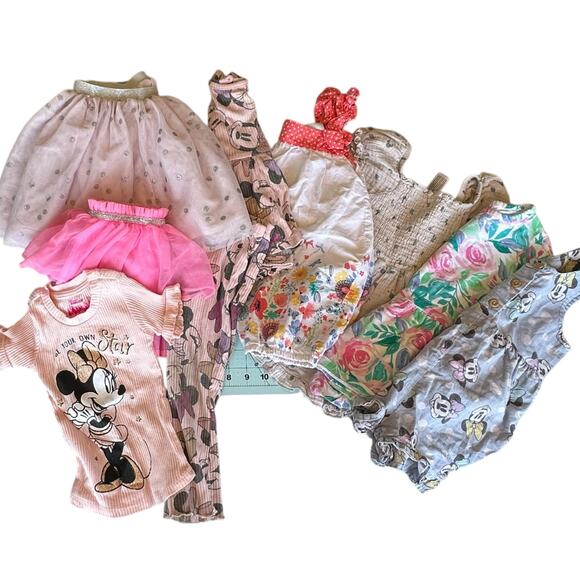 Girls Clothing Bundle Size 24 Month Minnie Mouse - Picture 1 of 7